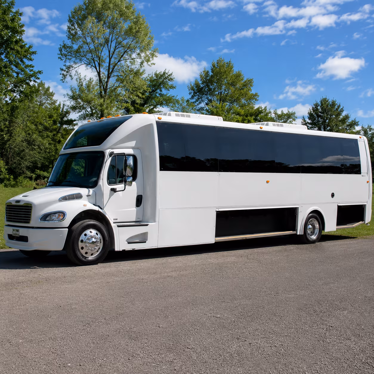 mission holiday party bus rental