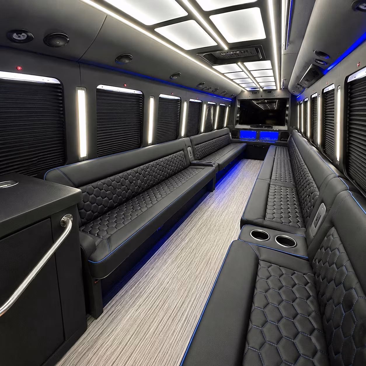 mission party bus inside