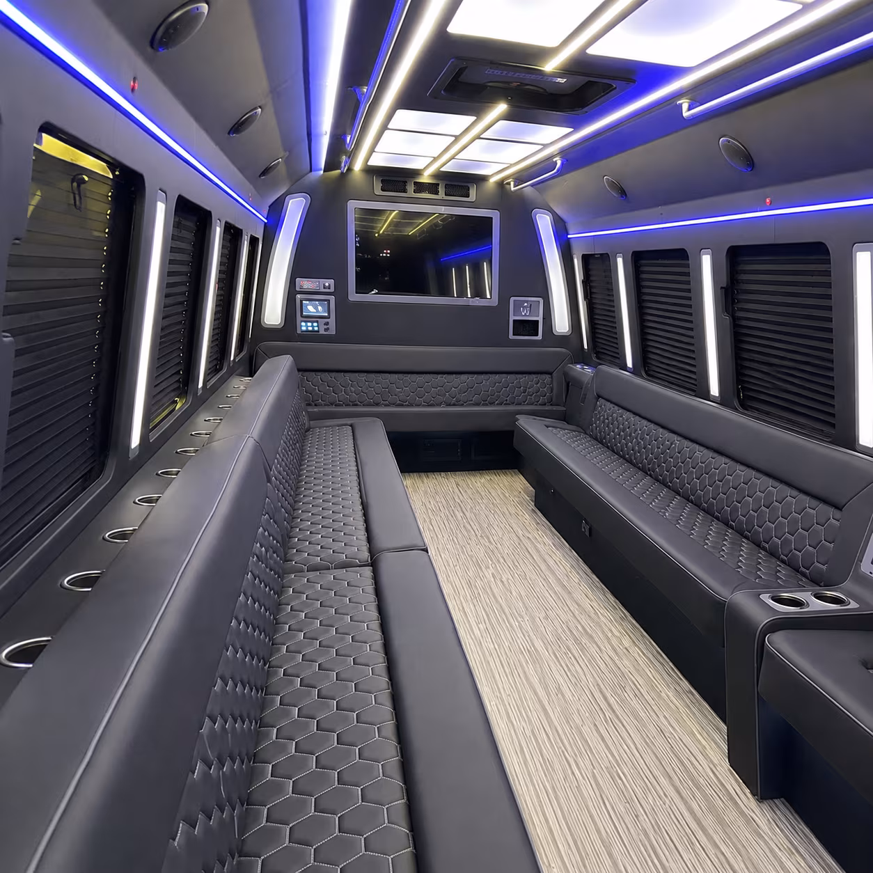 mission party bus interior