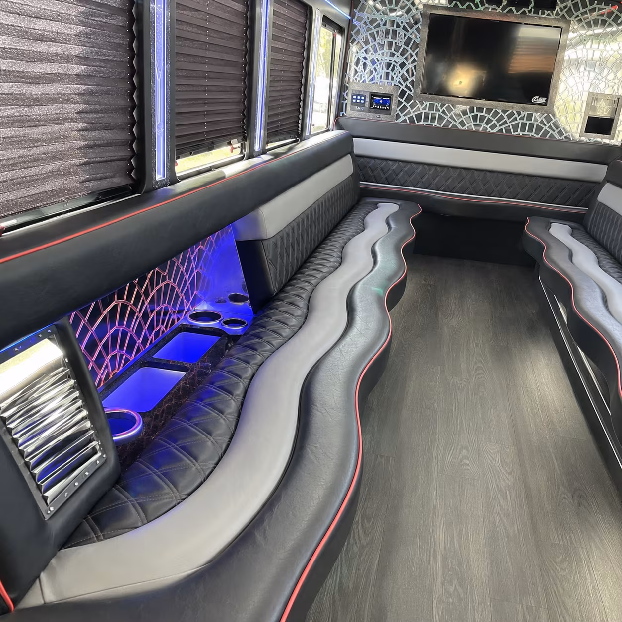 mission prom homecoming party bus rental