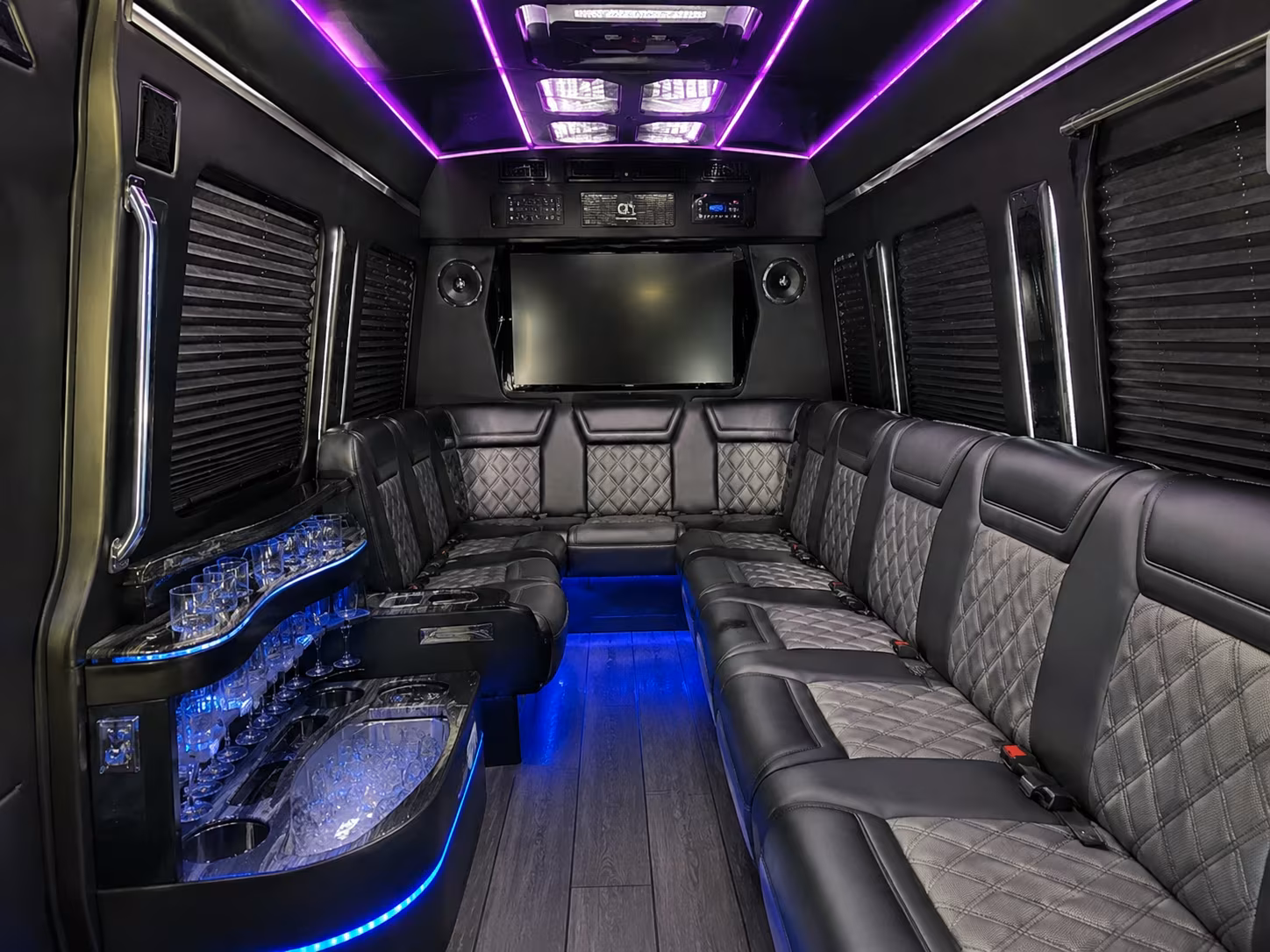 mission sprinter limousine interior