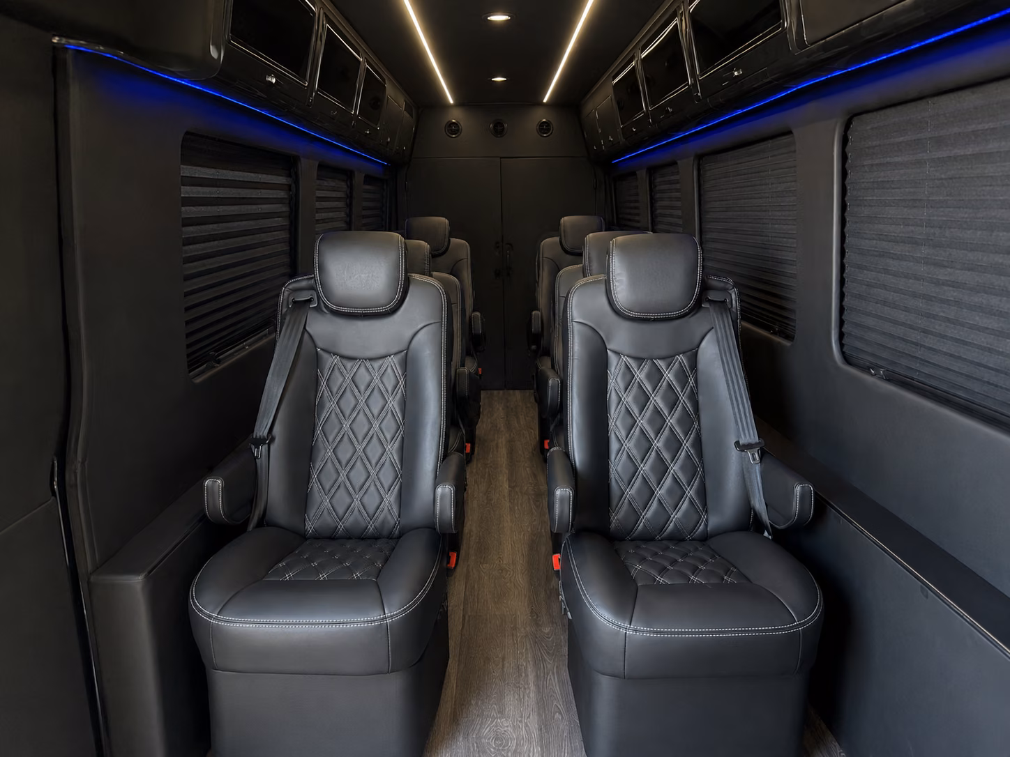 mission sprinter van with driver inside