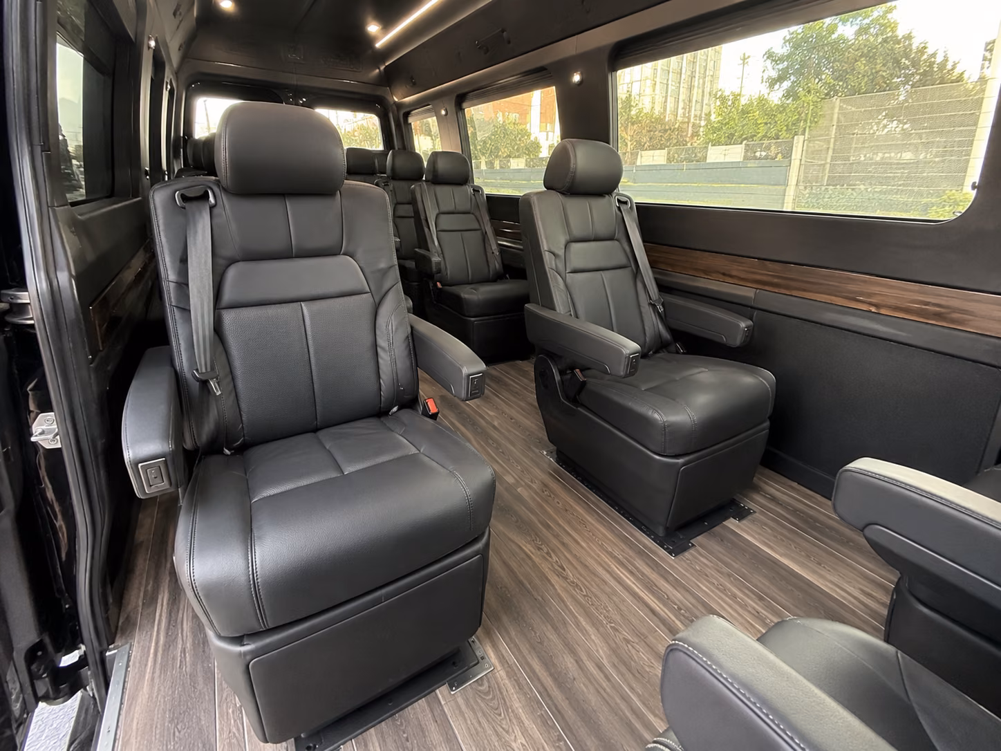 mission sprinter van with driver interior